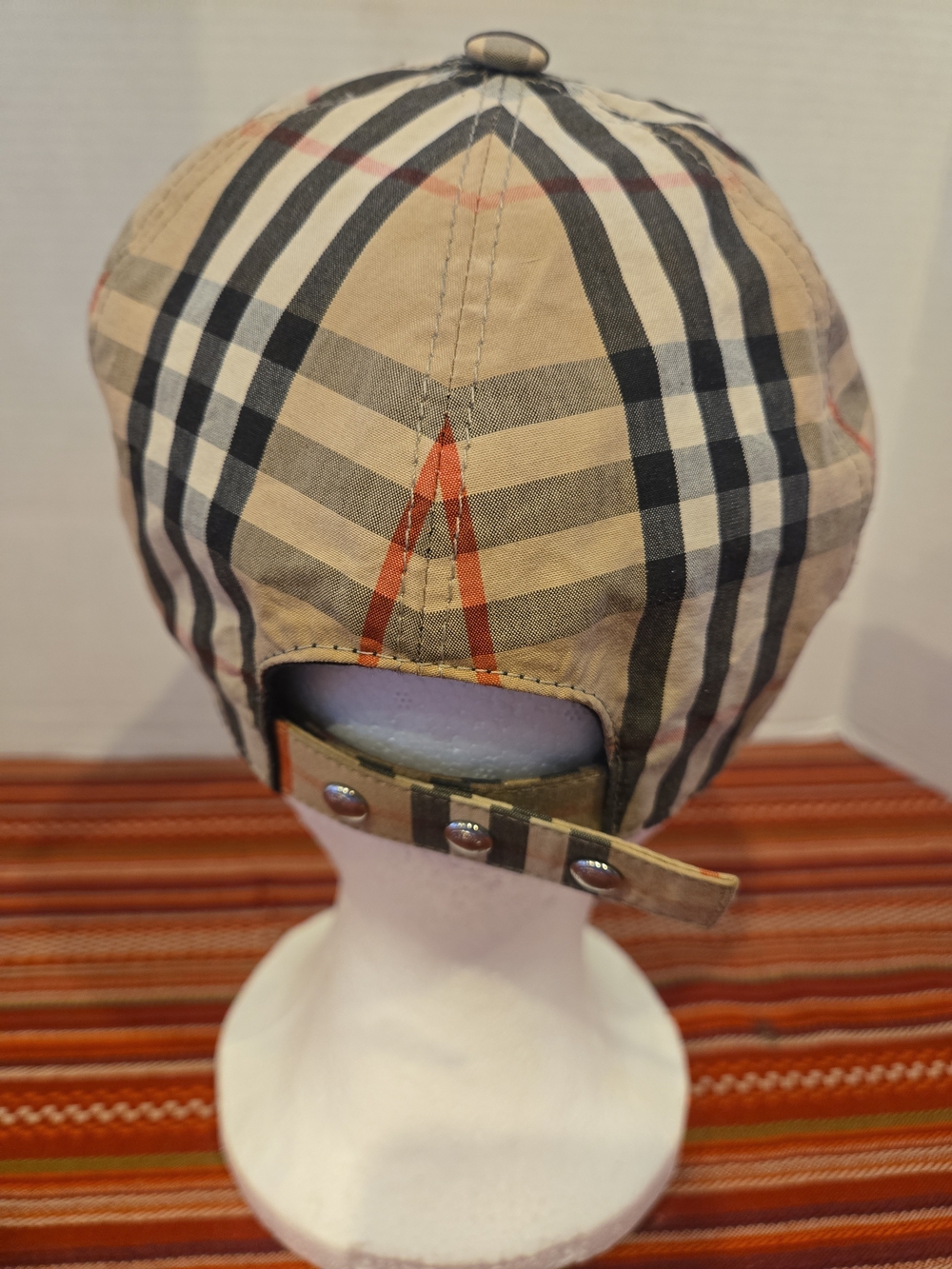 Burberry Beige Nova Check TB Monogram Archive Baseball Cap - Picture 3 of 16